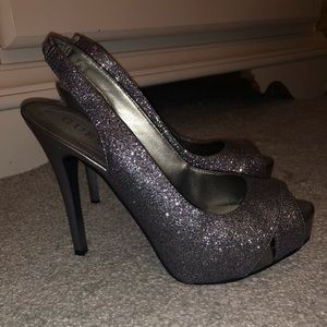 Size 7 Sparkly Guess Heels! Never worn, no tags!